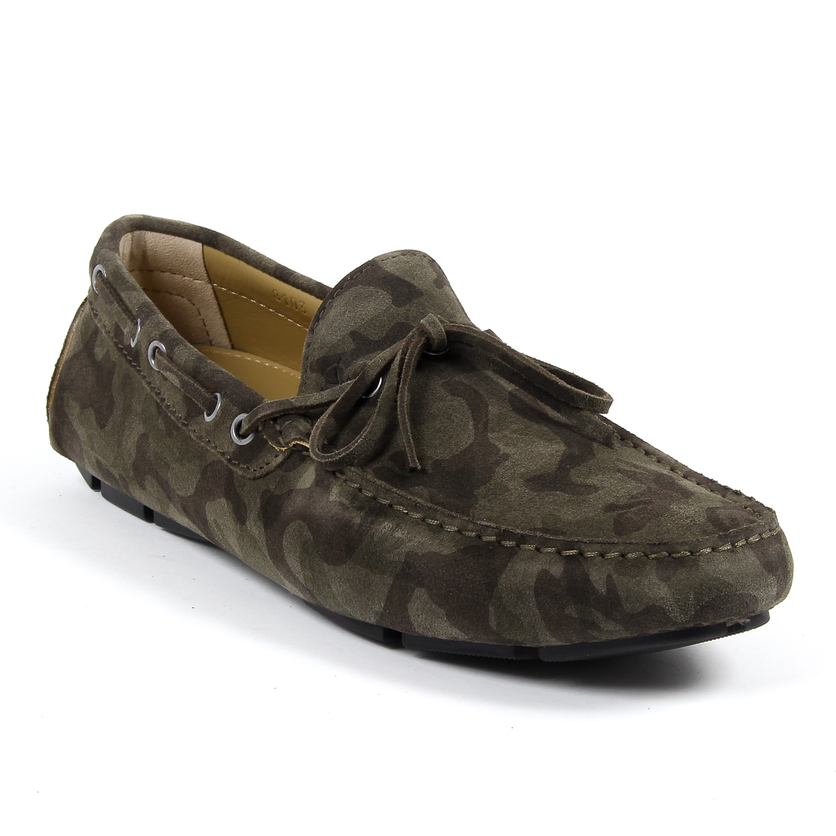 Mocasines V 1969 Italia para hombre, color verde ADAM
