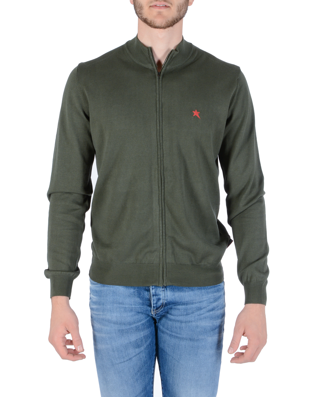 Suéter para hombre Andrew Charles LUPETTO VERDE