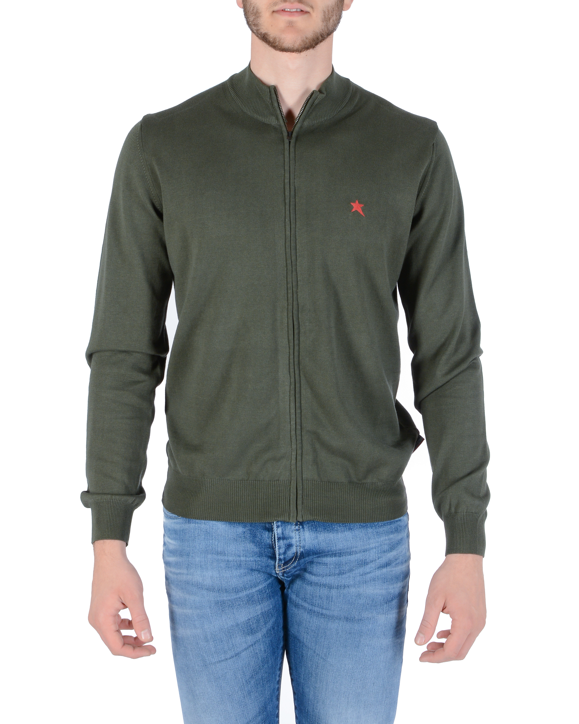 Suéter para hombre Andrew Charles LUPETTO VERDE