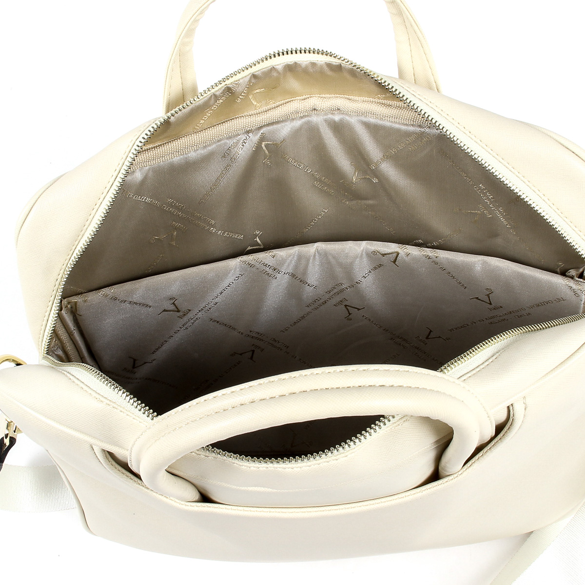 Bolso de mano para mujer V 1969 Italia Beige ALVENA