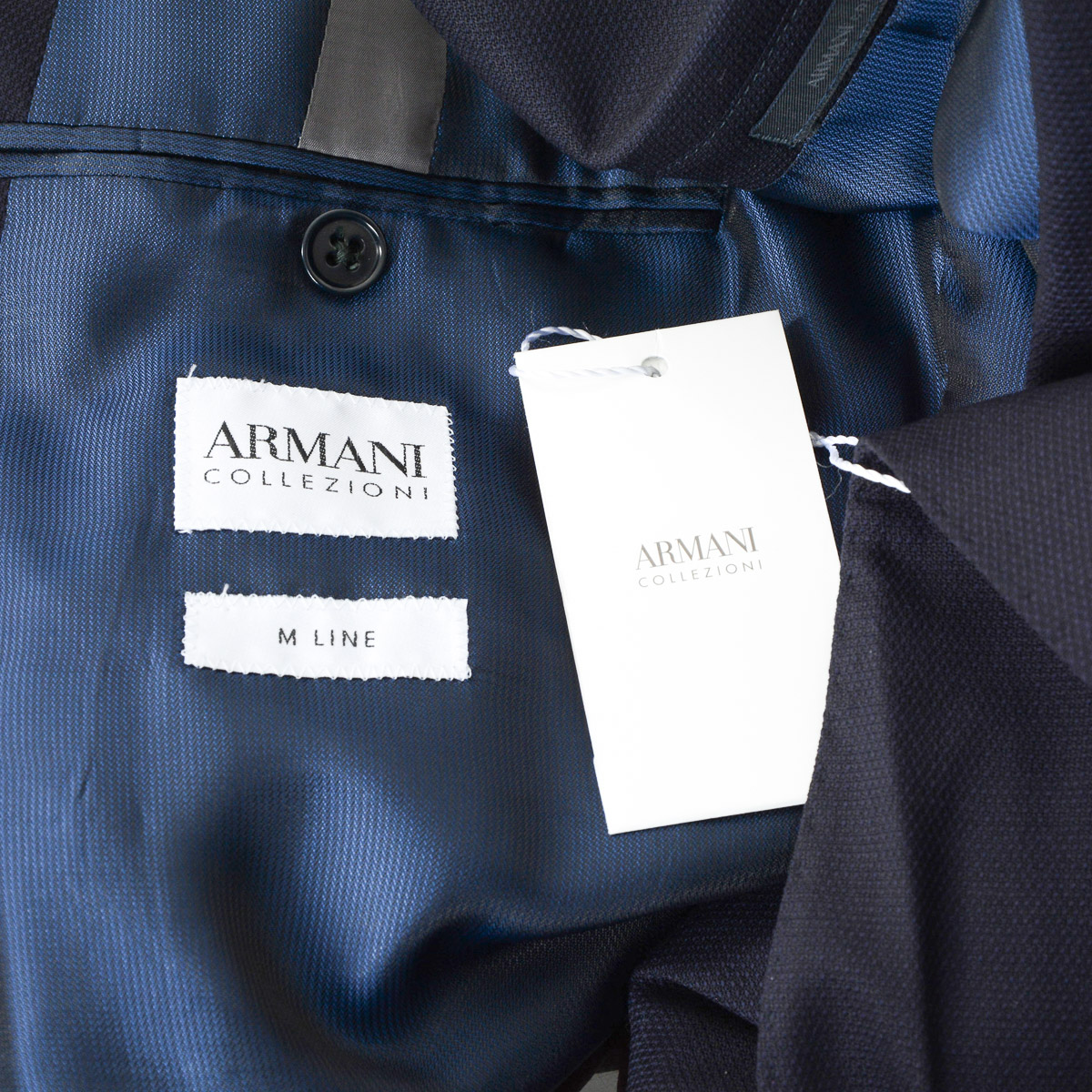 Armani Collezioni Mens Suit Black