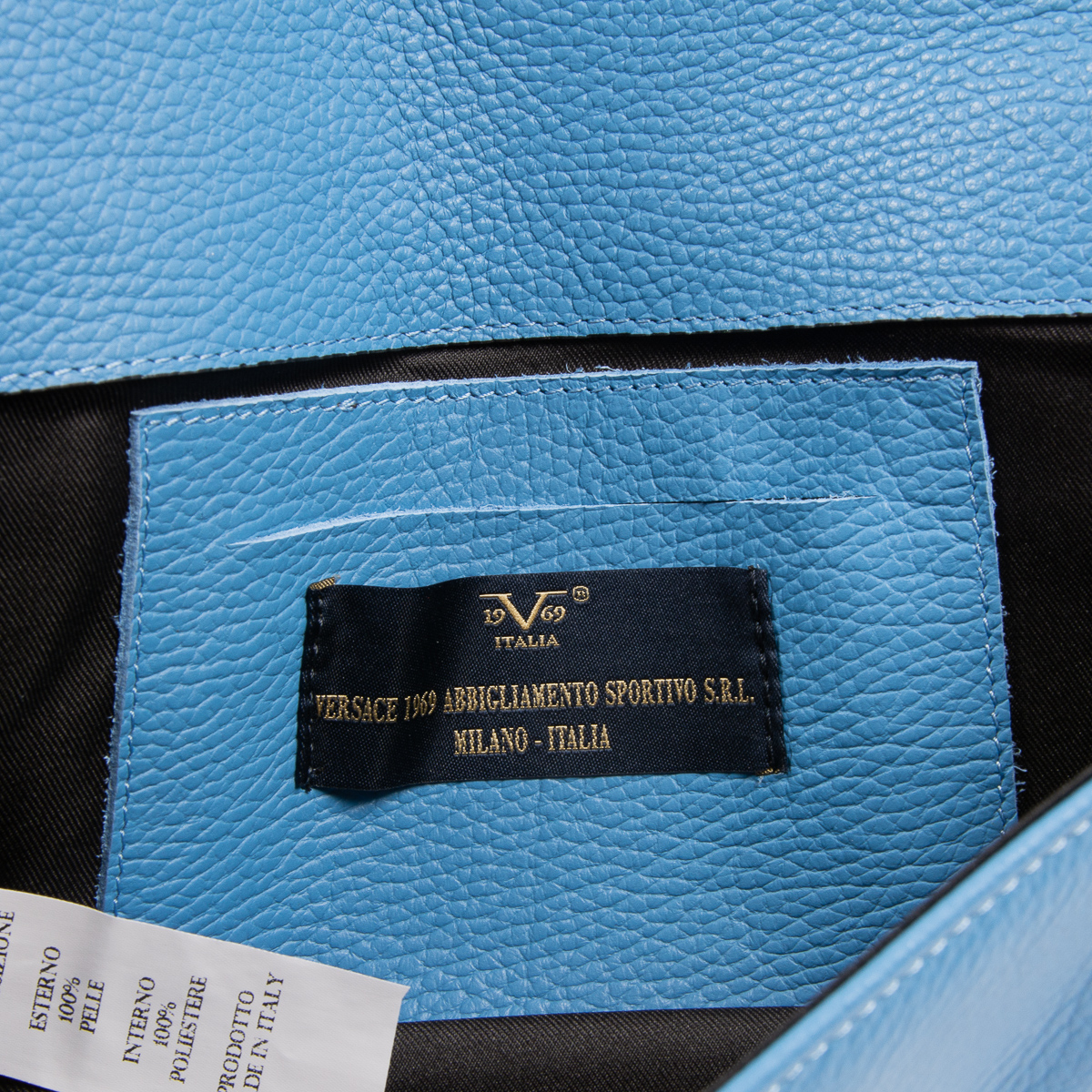V 1969 Italia Womens Handbag Blue KYRA