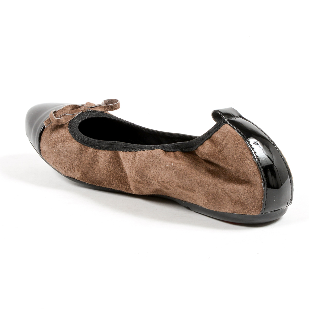 Andrew Charles Womens Soft Ballerina Taupe PATTI