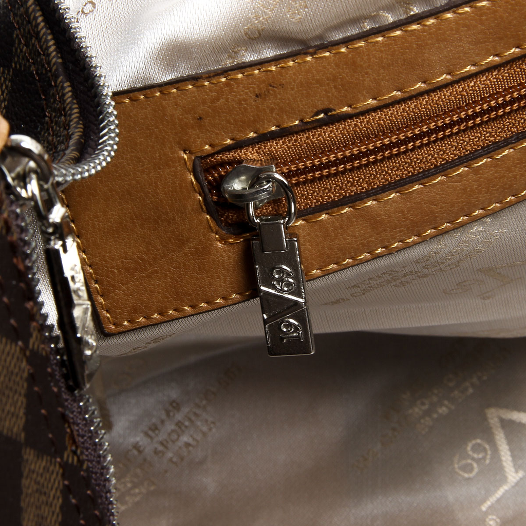 Bolso deportivo para hombre V 1969 Italia V1969018 COFFEE TABA