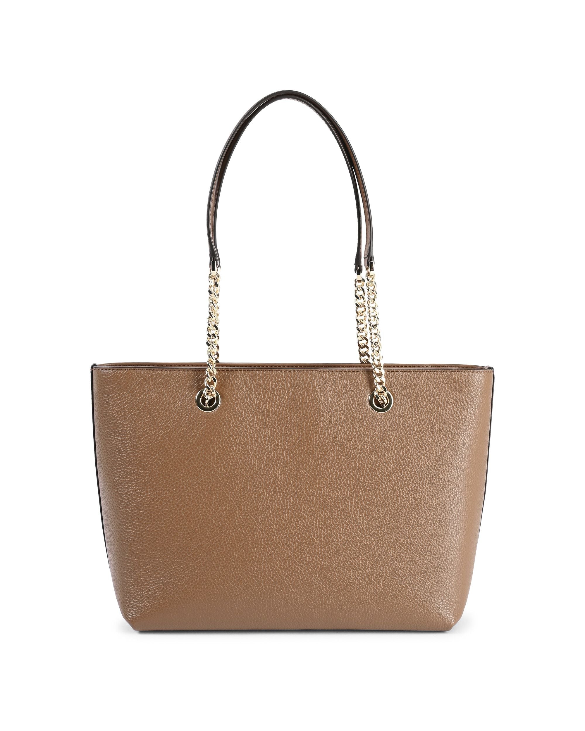 Michael Kors Bolso tote mediano con cadena y cremallera delantera 35F2GTTT2L EQUIPAJE
