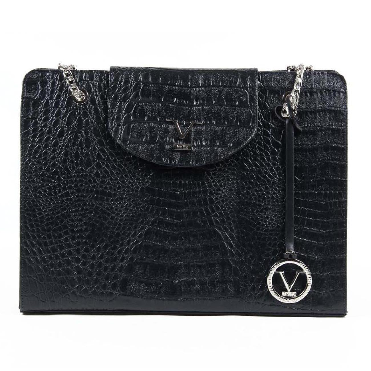 Bolso de mano para mujer V 1969 Italia ARC02 GRETA COCCO AZUL