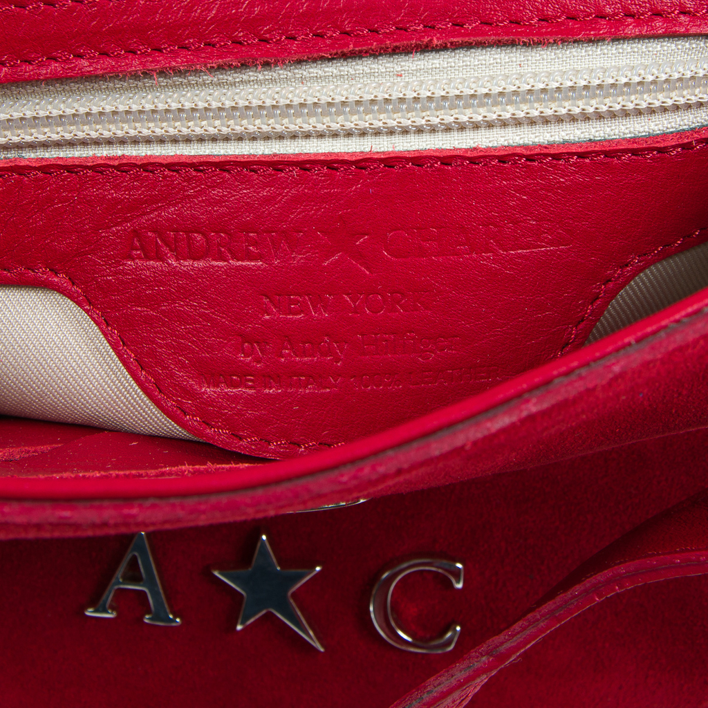 Bolso de mano para mujer Andrew Charles rojo PAMELA
