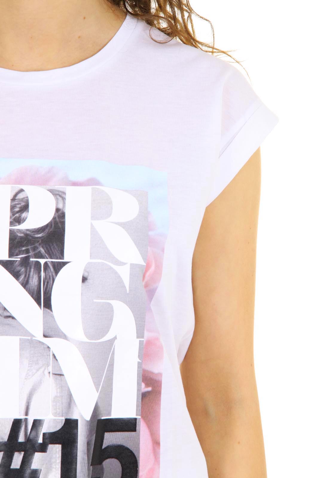 Camiseta de manga corta para mujer Emporio Armani AGH68 CQ 10