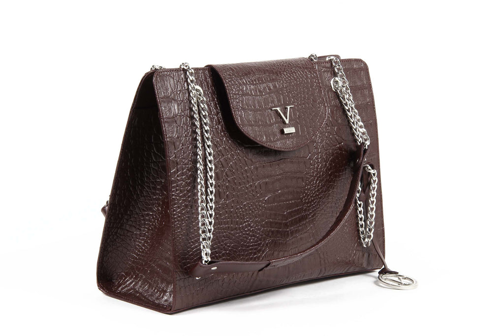 Bolso de mano para mujer V 1969 Italia ARC02 GRETA COCCO BURDEOS