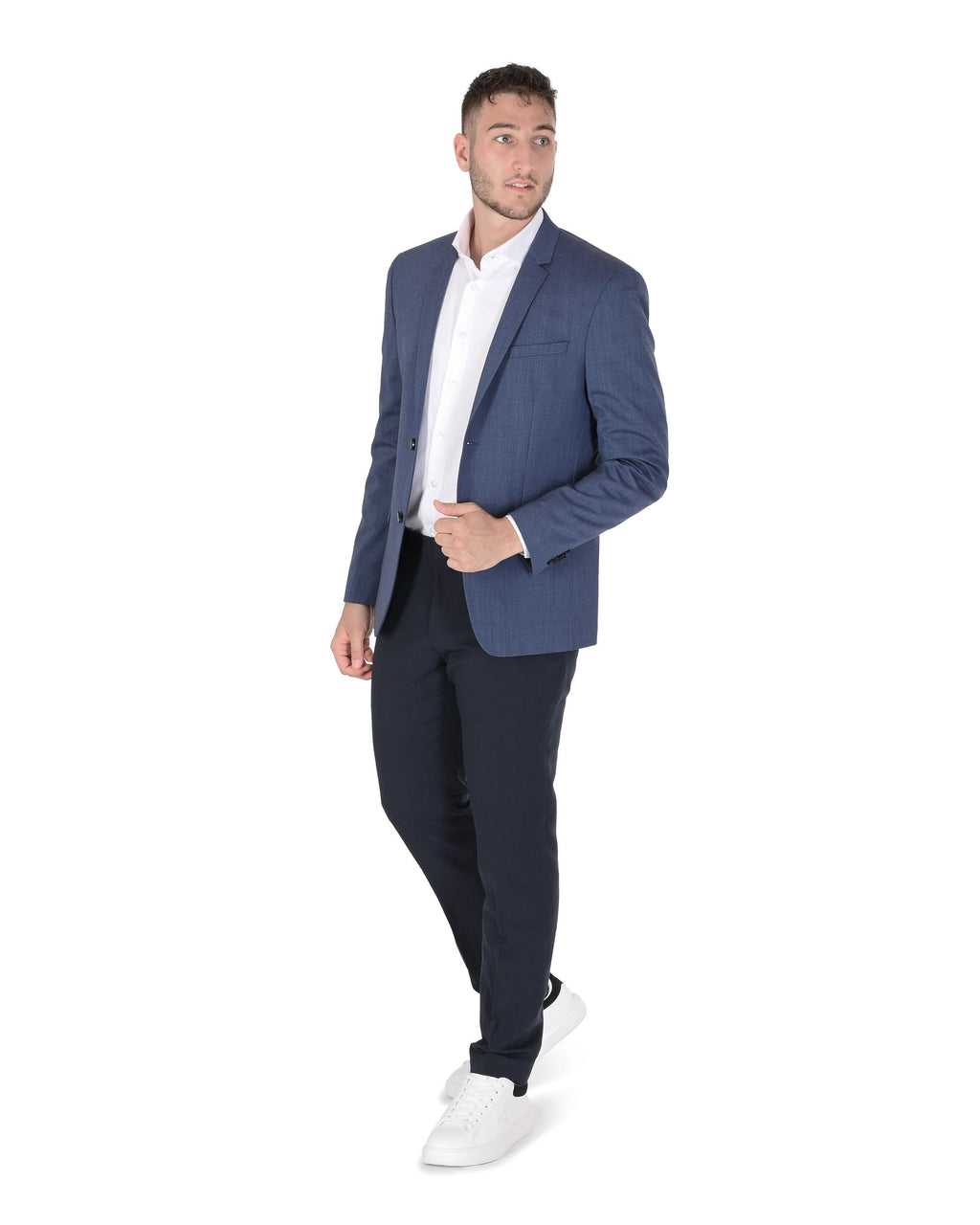 Calvin Klein Mens Blazer Blue K1EK101790480