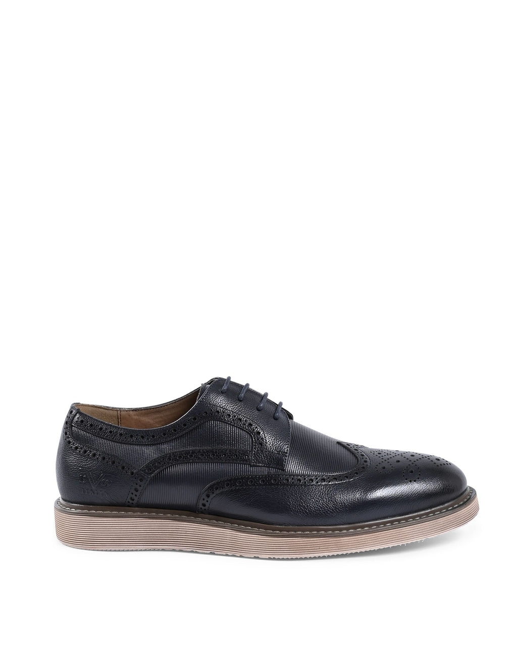 19V69 Italia Zapatos con cordones para hombre Azul oscuro YO F1605-016 NAVY