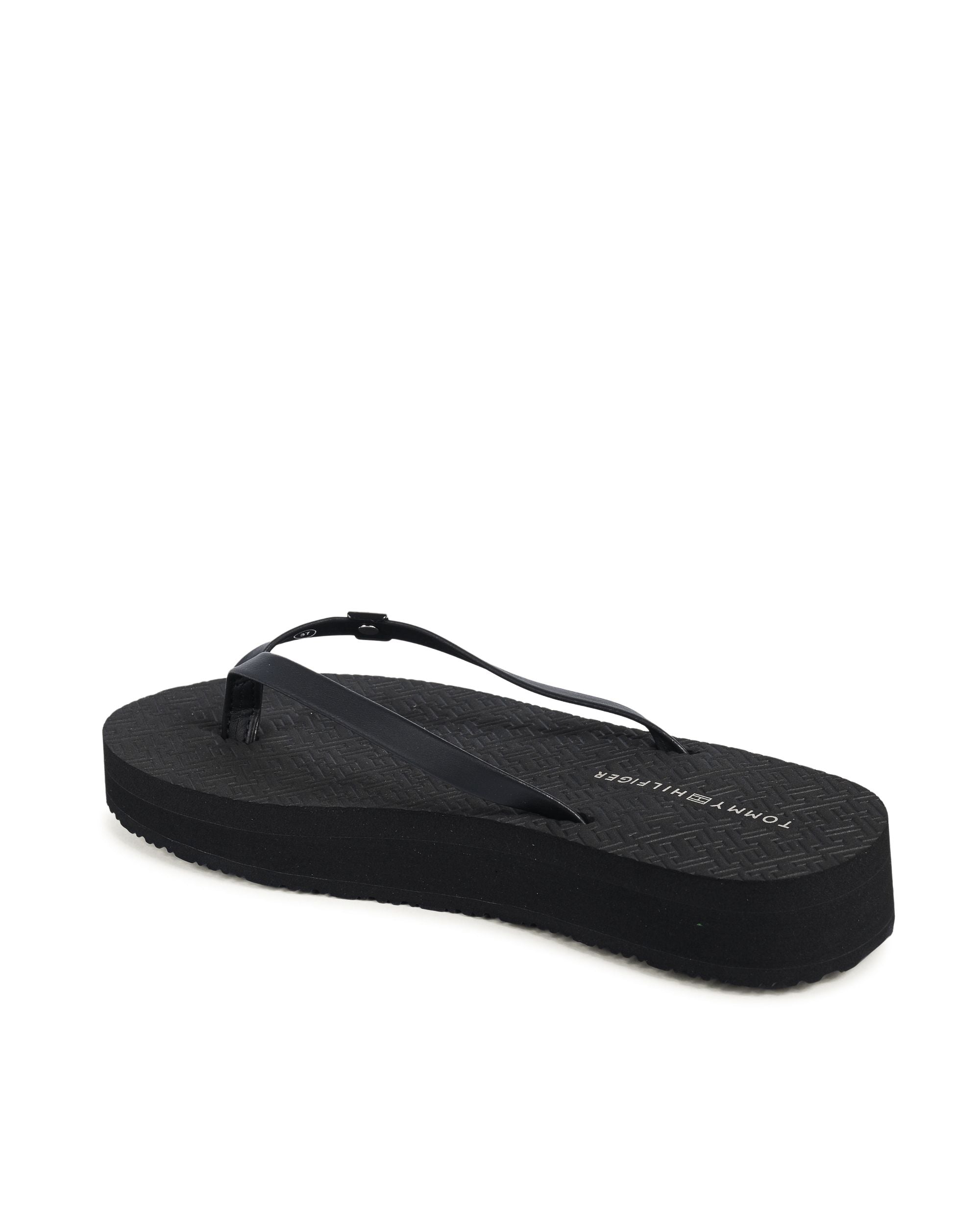 Chanclas Tommy Hilfiger para mujer negras FW0FW07854BDS