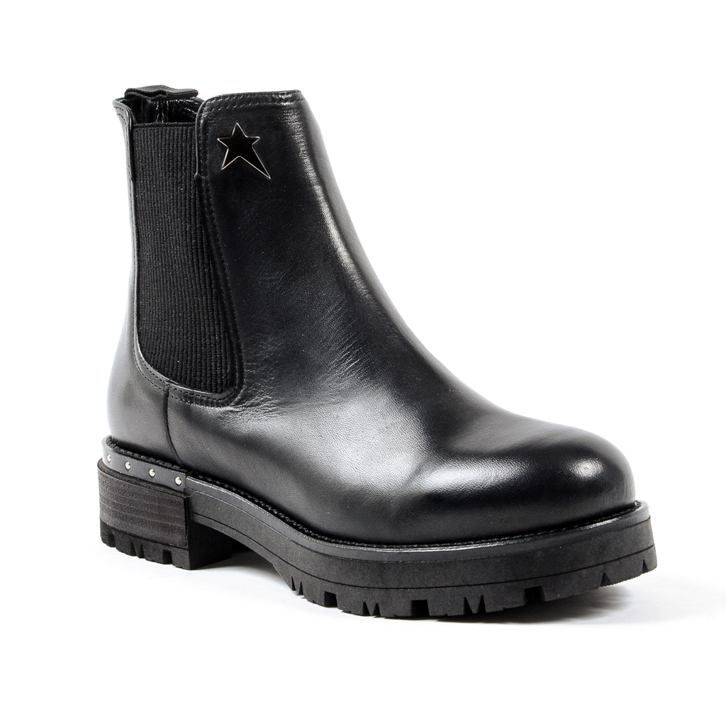 Andrew Charles Womens Ankle Boot Black CHRISSIE