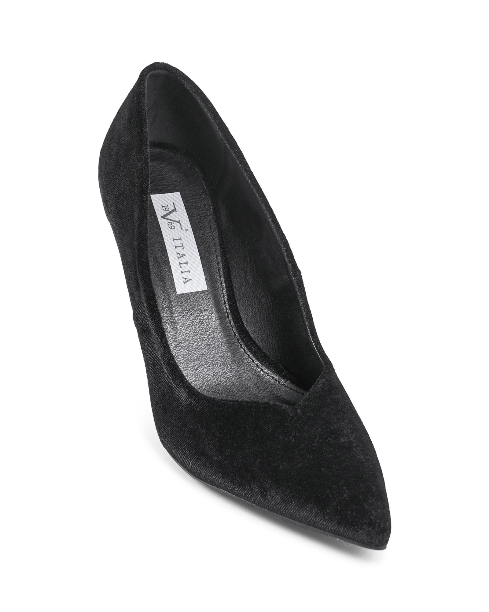 19V69 Italia Zapatos de salón para mujer negros HF091 NERO