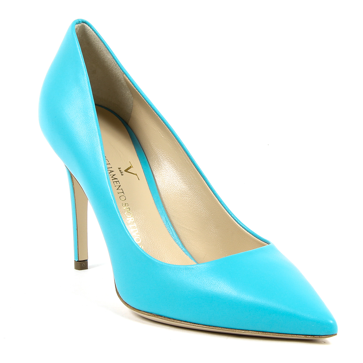 V 1969 Italia Womens Pump Light Blue MINA