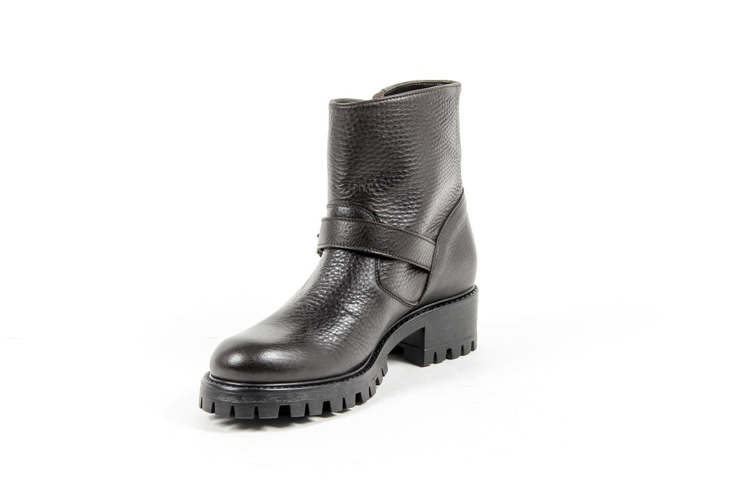 Bota corta para mujer V 1969 Italia B1441 CERVO T. MORO