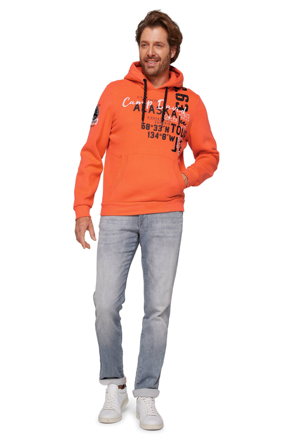 Sudadera con capucha para hombre Camp David