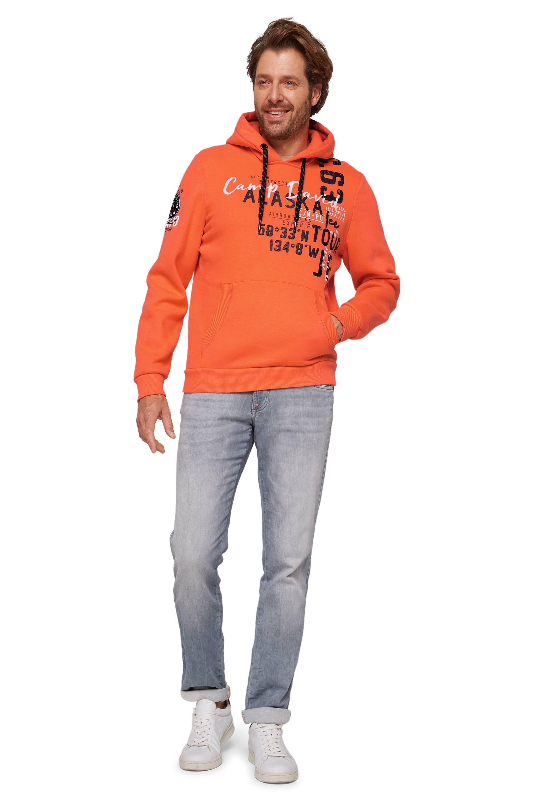 Sudadera con capucha para hombre Camp David