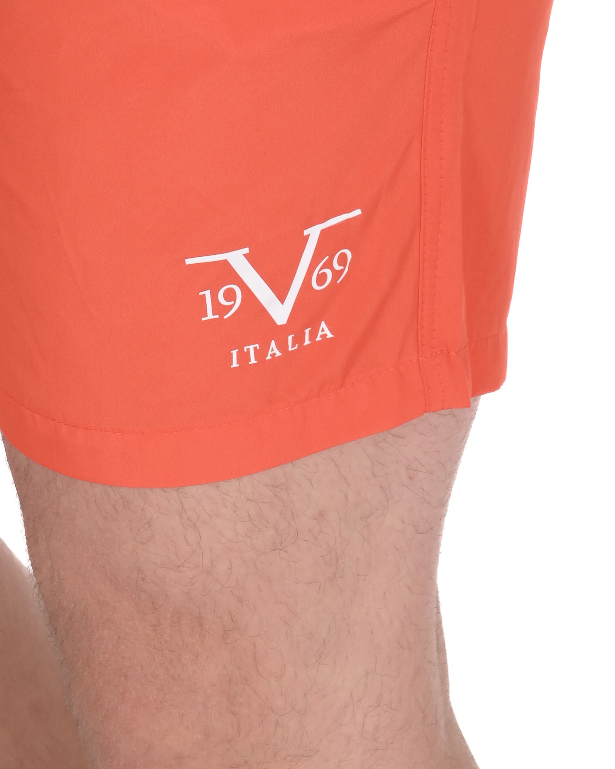 19V69 Italia Mens Swimwear Trunk VSC1MBM07 GRENADINE