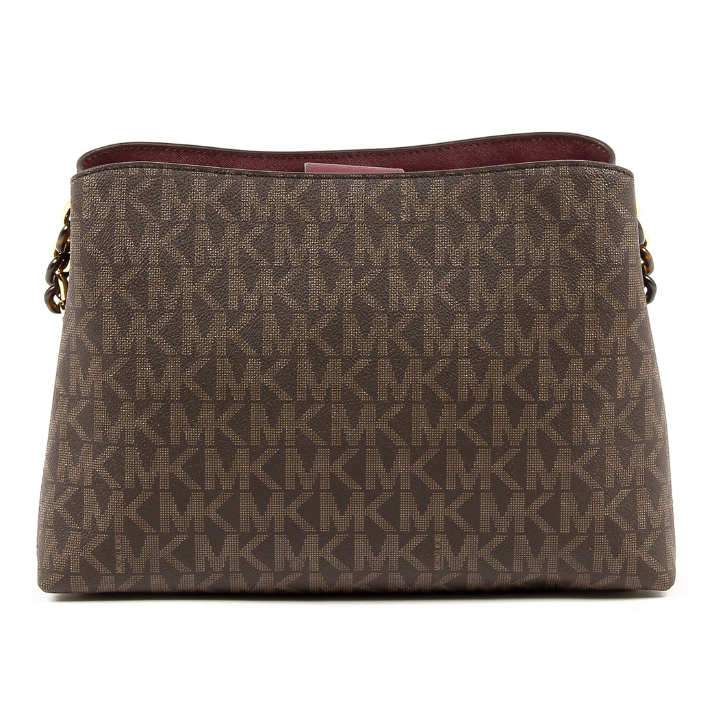 Michael Kors Womens Handbag PORTIA 35F7GPAS3B BRN PLUM