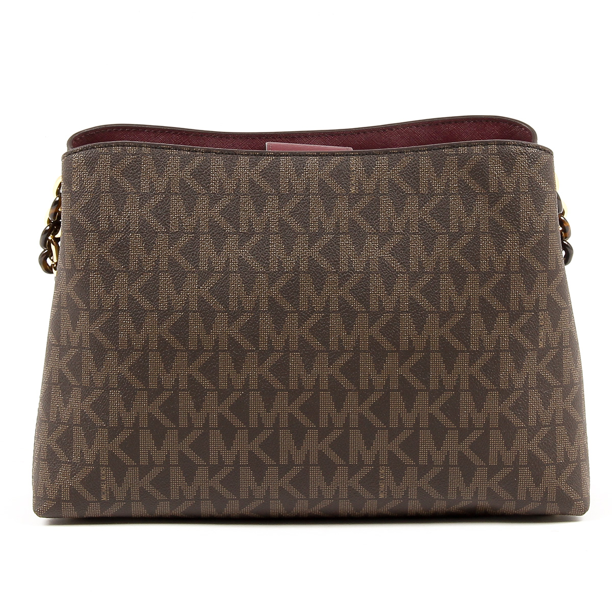 Michael Kors Womens Handbag PORTIA 35F7GPAS3B BRN PLUM