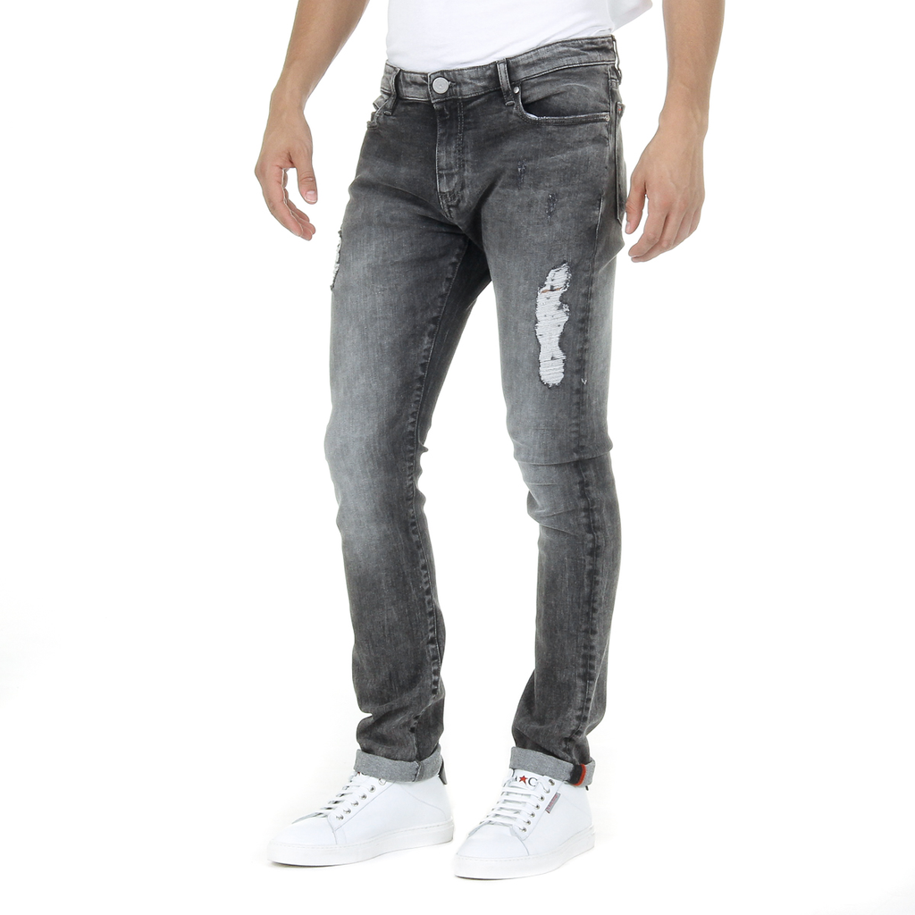 Vaqueros Andrew Charles para hombre gris oscuro THOMAS