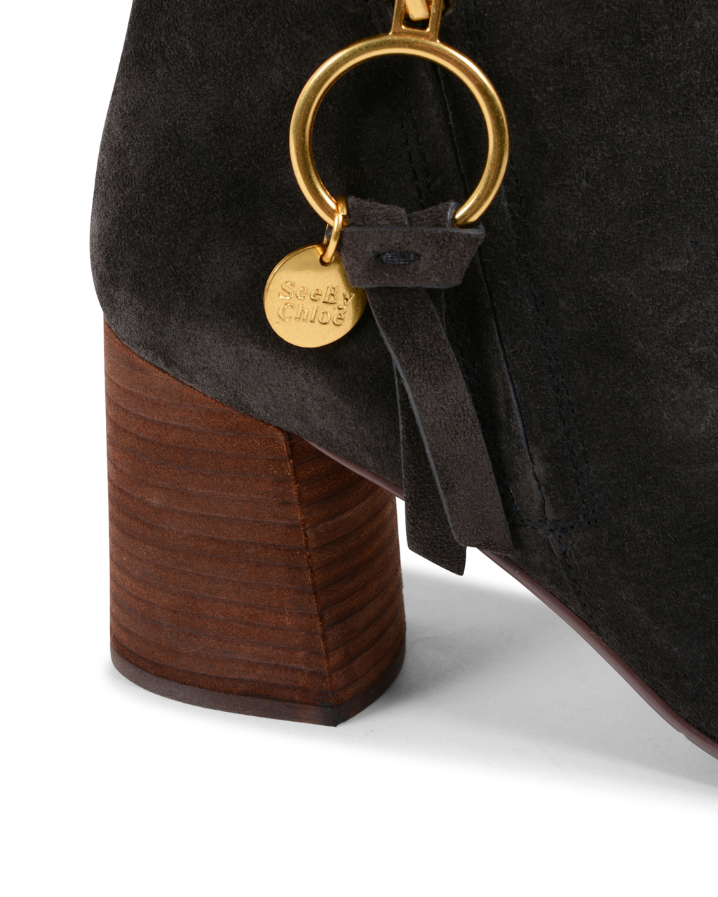 ChloÃ¨ Womens Ankle Boot Dark Brown SB31148A B024 DARK BROWN