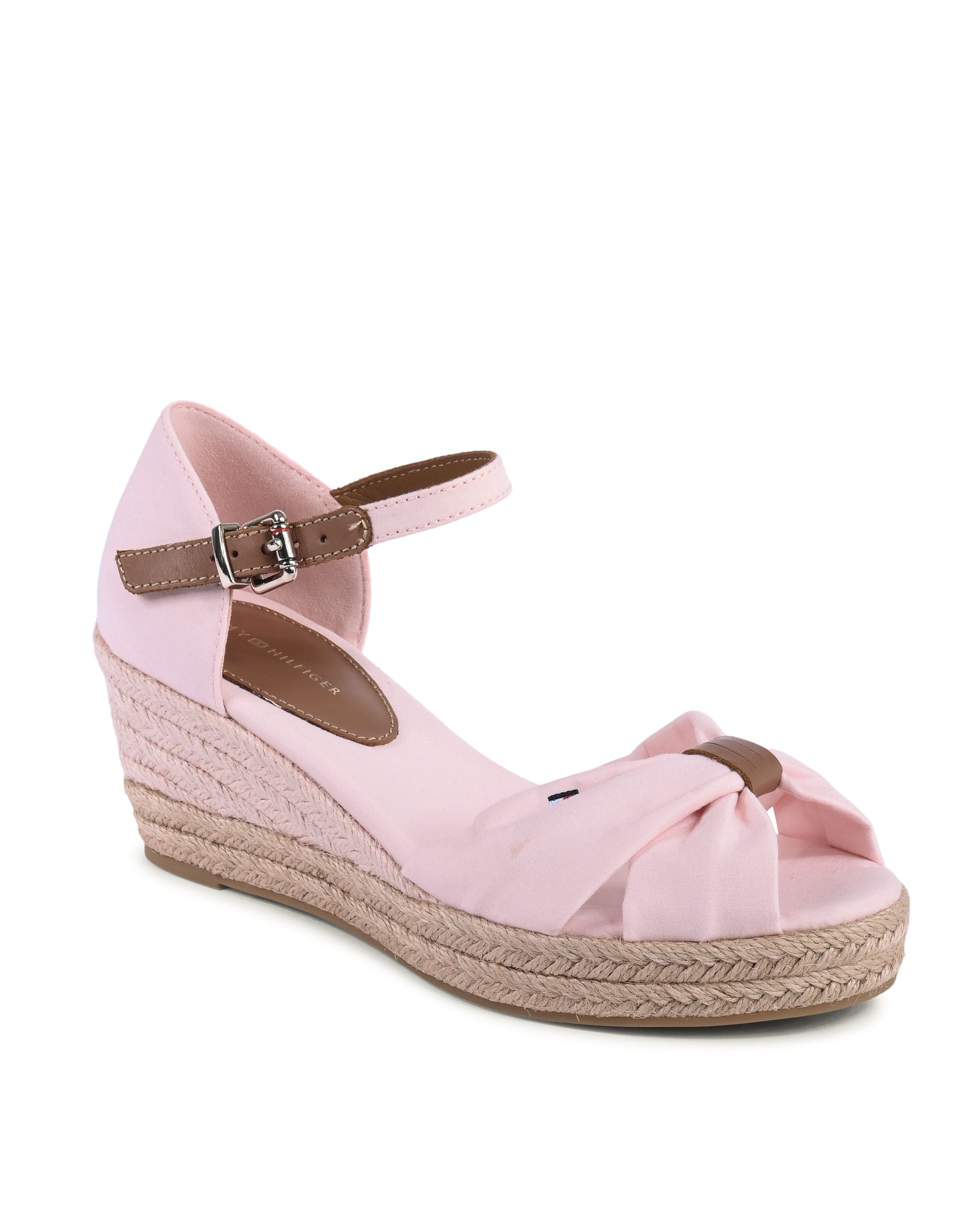 Tommy Hilfiger - Sandalias de cuña para mujer, color rosa, FW0FW04785TJQ