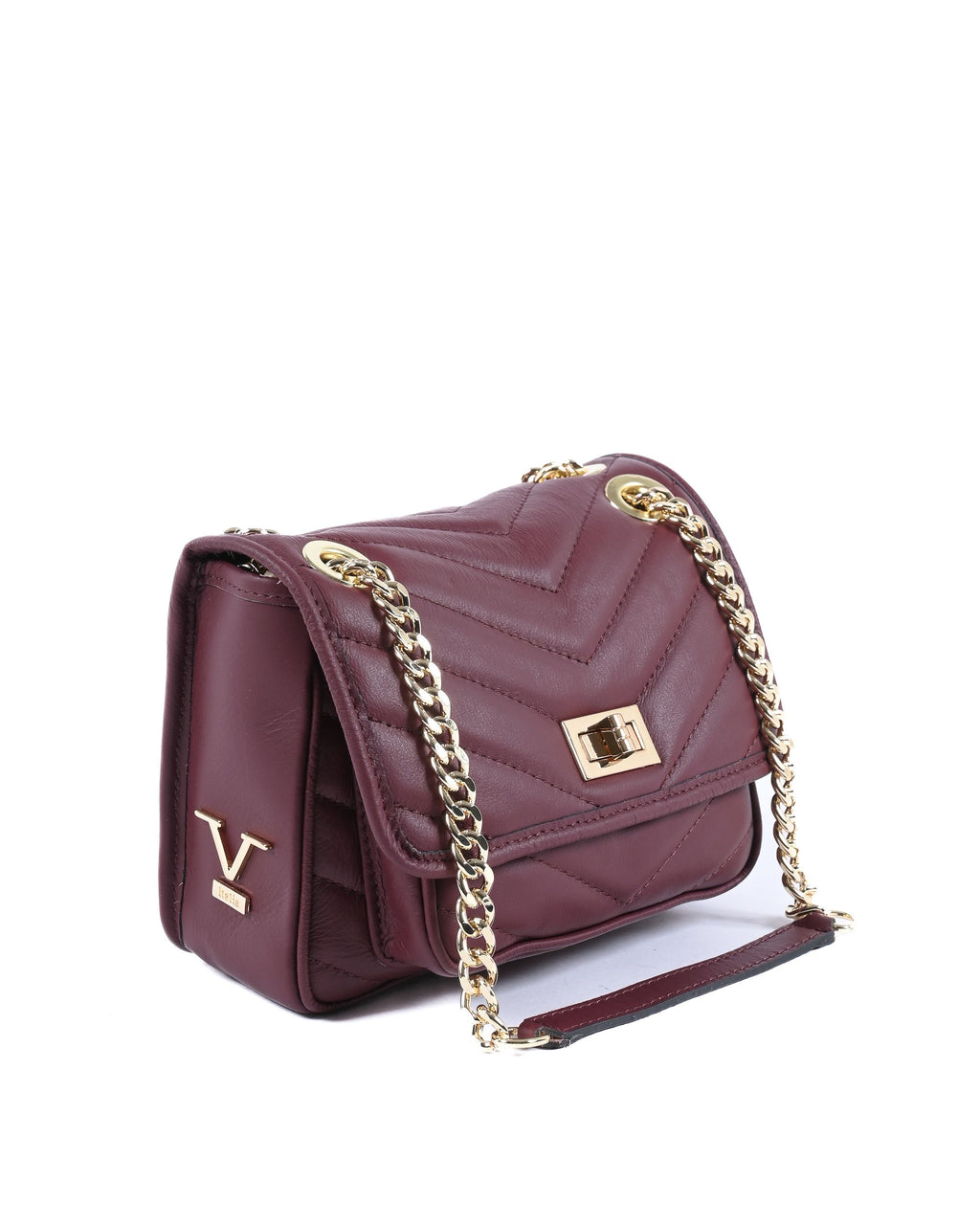 Bolso de mano para mujer V Italia 10507 SAUVAGE BORDEAUX