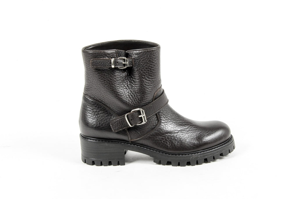 Bota corta para mujer V 1969 Italia B1441 CERVO T. MORO