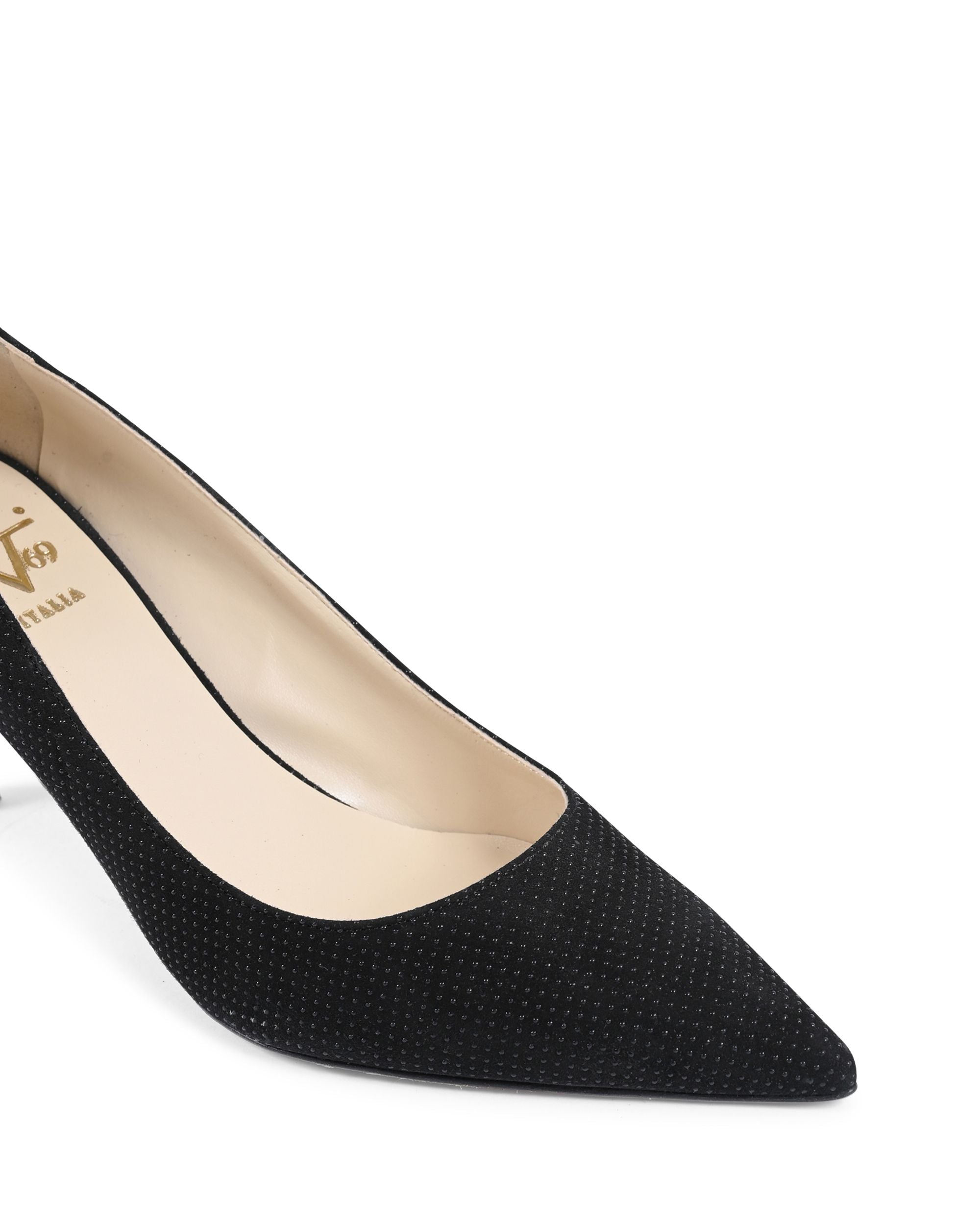 19V69 Italia Zapatos de salón para mujer negros INES65 BOTINES NEGROS. TELA