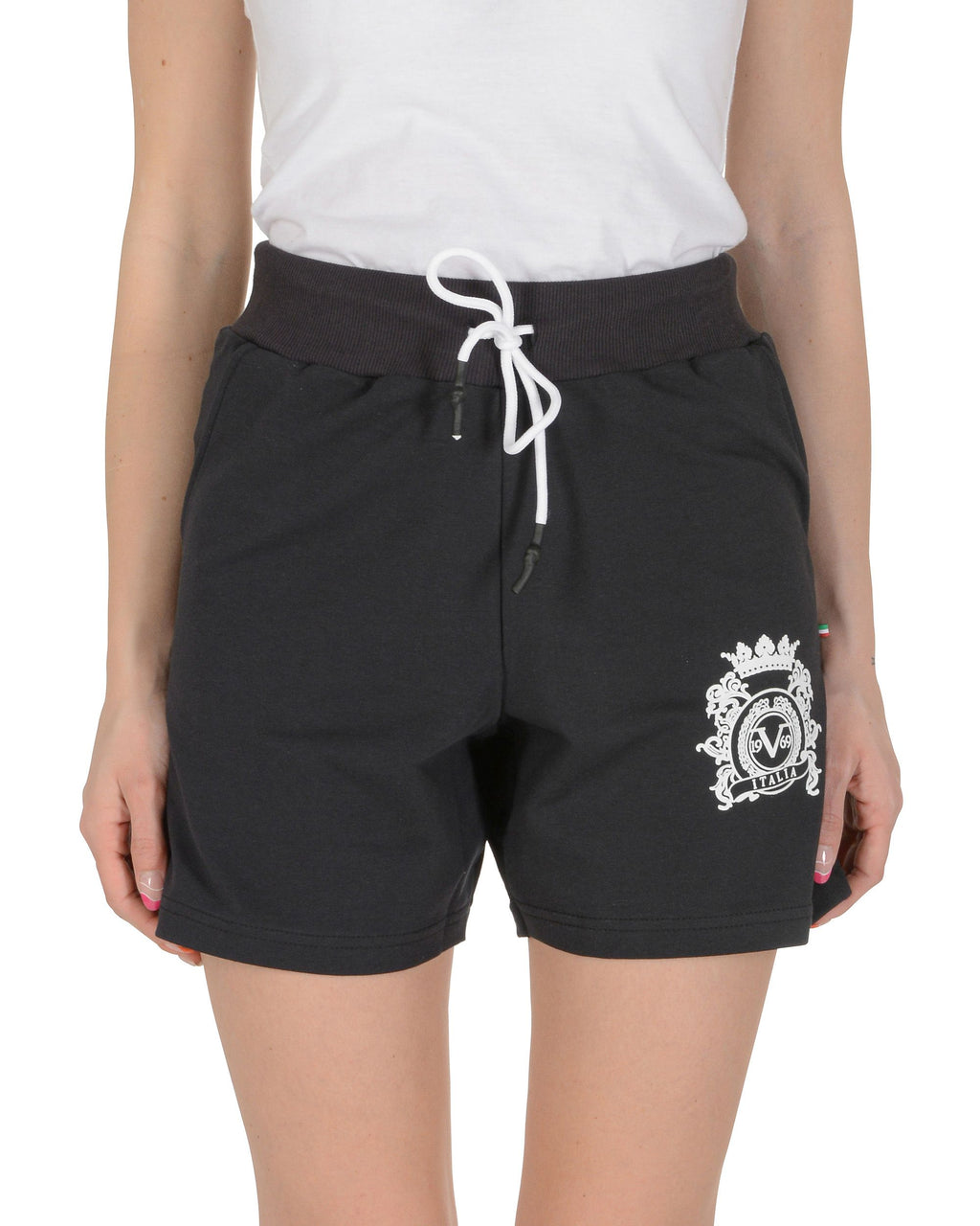 19V69 Italia Pantalones cortos para mujer Gris oscuro NAMI GRIS OSCURO