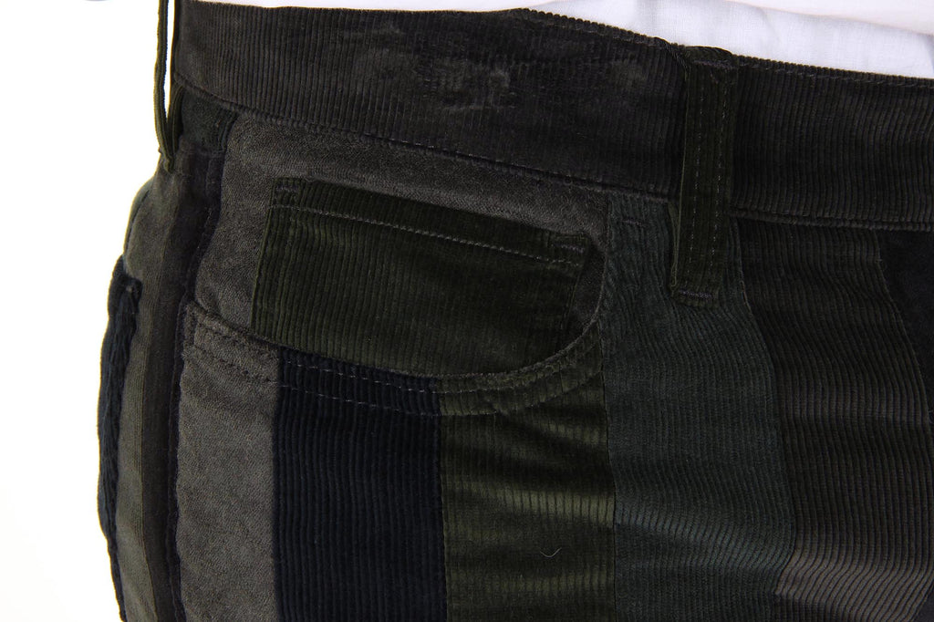 Pantalones Dolce & Gabbana para hombre Stretch 16 Mixed Velvet Patchwork G4P4CX G9V40 S9000