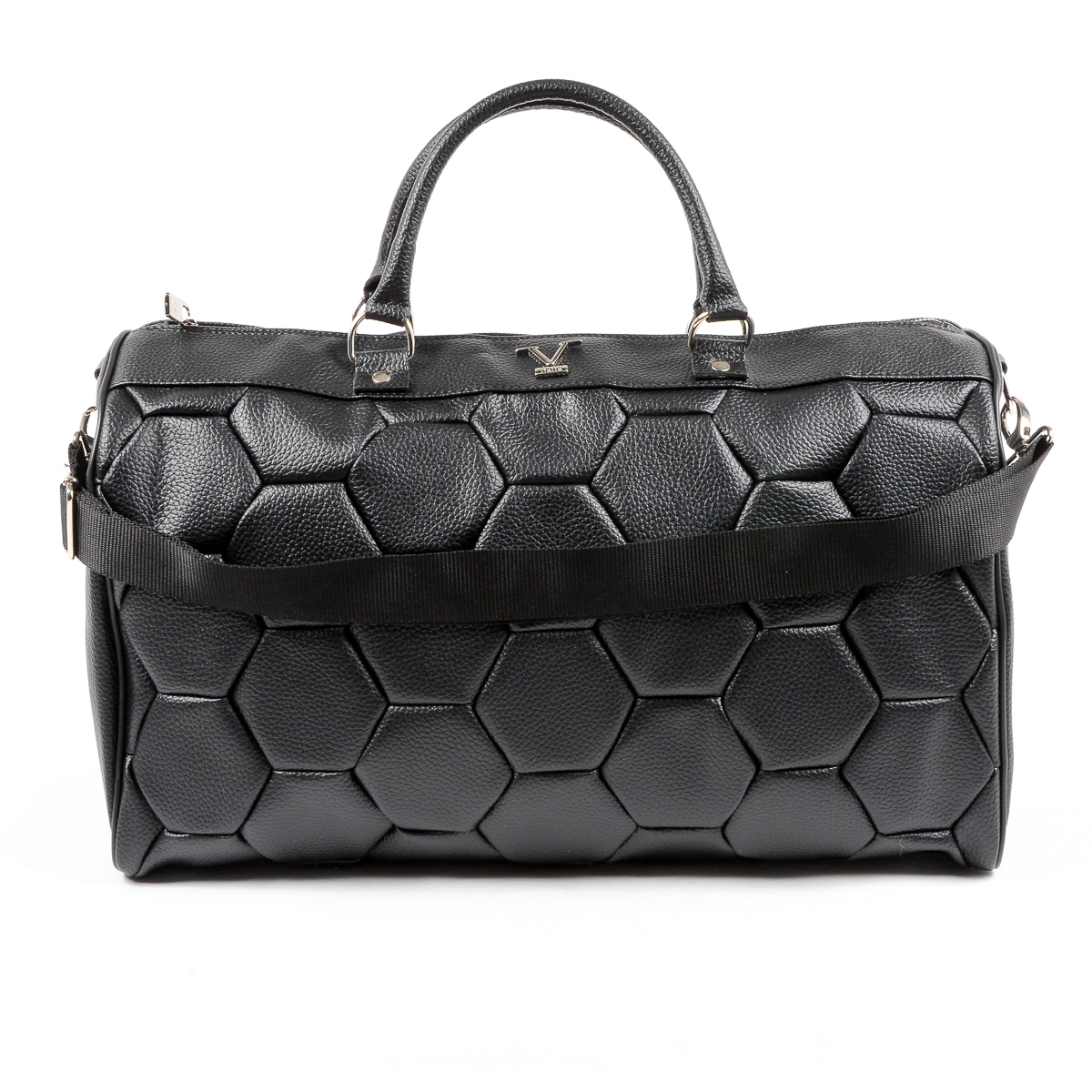Bolso deportivo V 1969 Italia para hombre, color negro, KALI