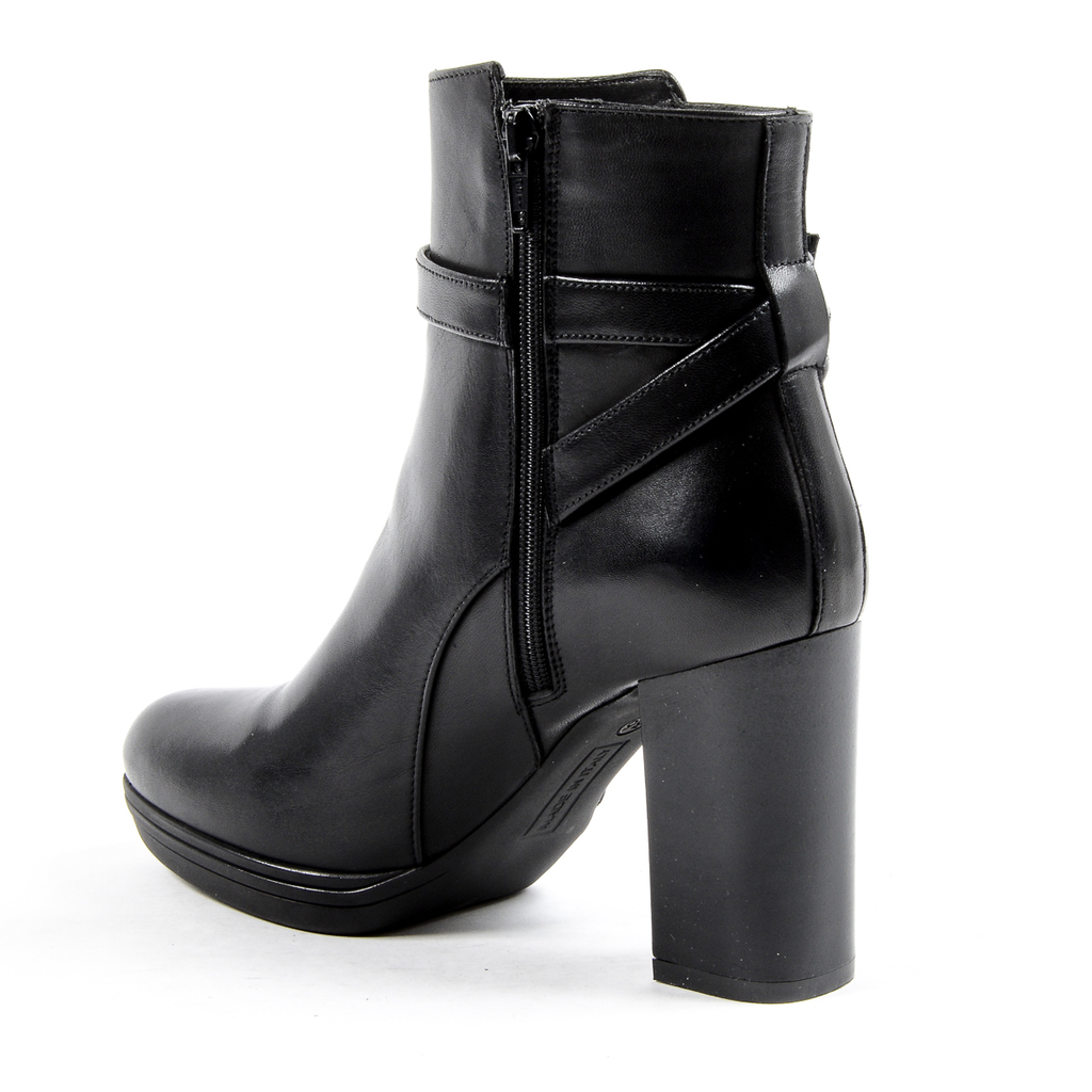 V 1969 Italia - Botines de tacón para mujer, color negro, SAMANTHA