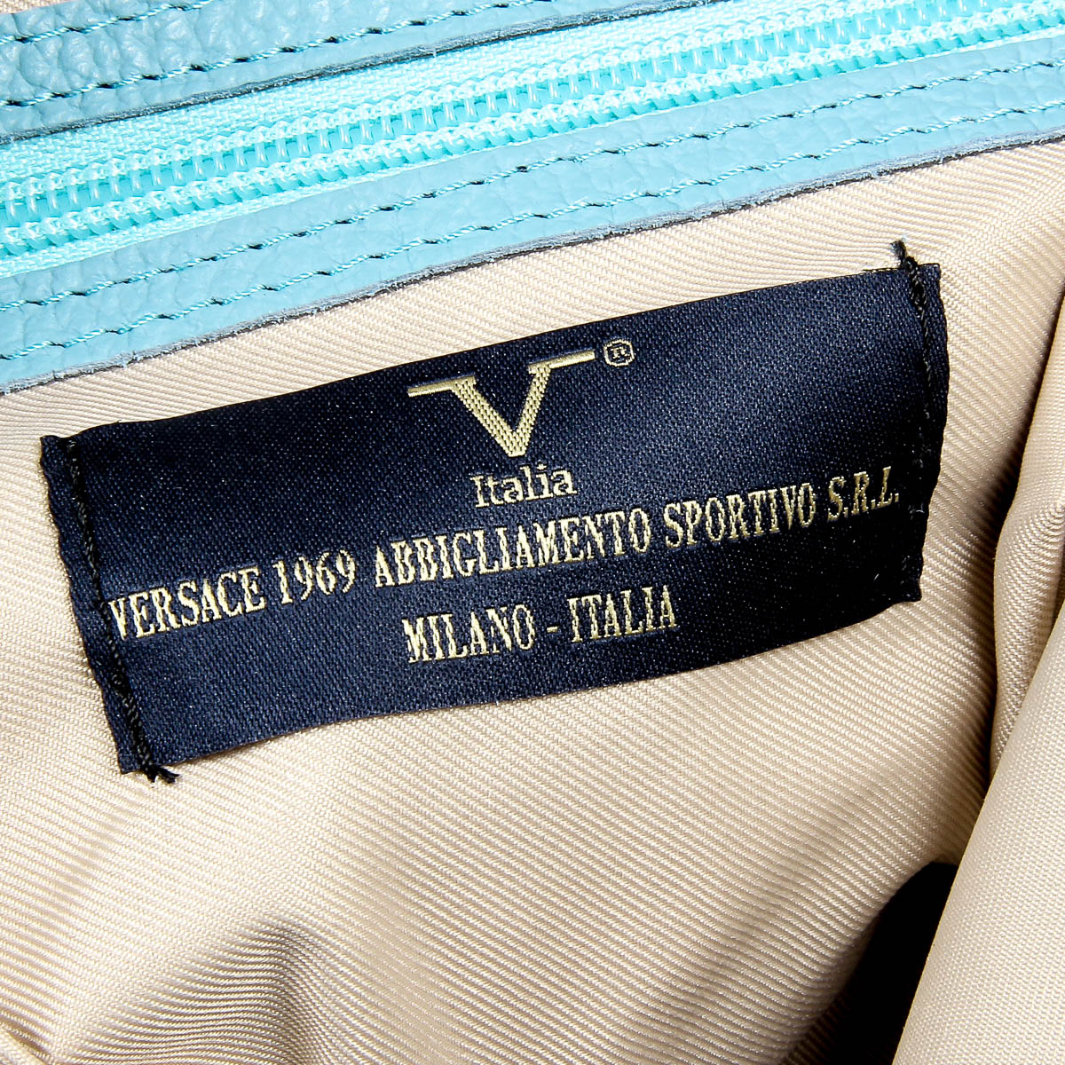 V 1969 Italia Womens Handbag Light Blue OSLO