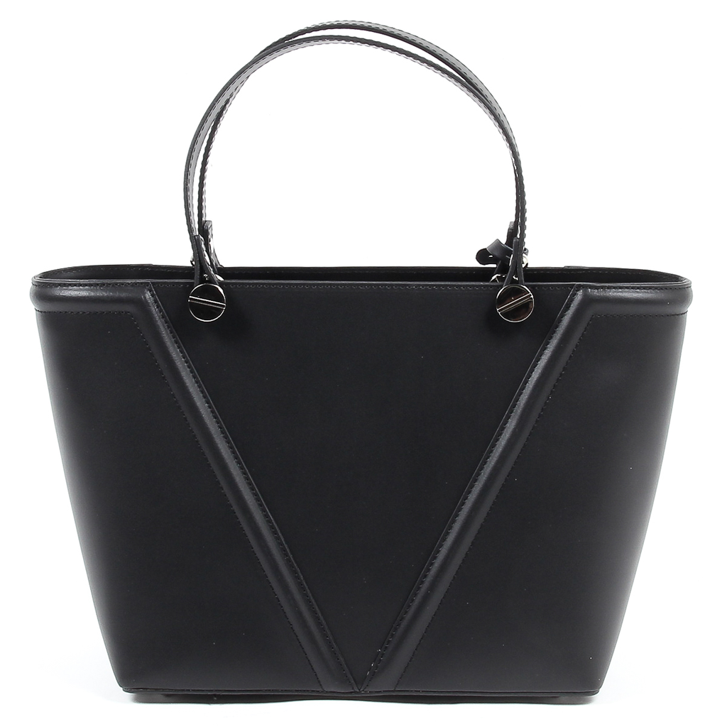 Bolso de mano para mujer V 1969 Italia V008-S RUGA NERO