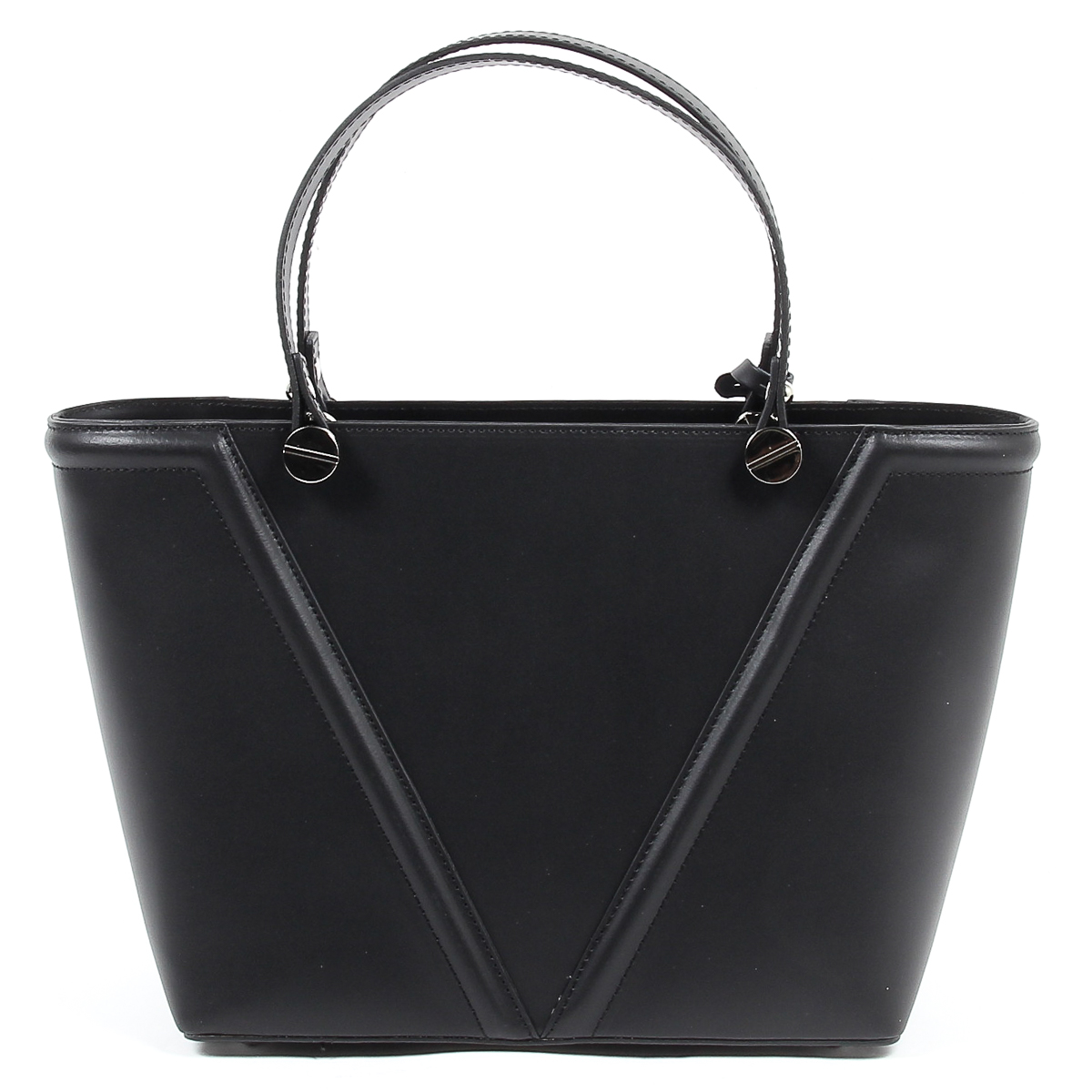 Bolso de mano para mujer V 1969 Italia V008-S RUGA NERO