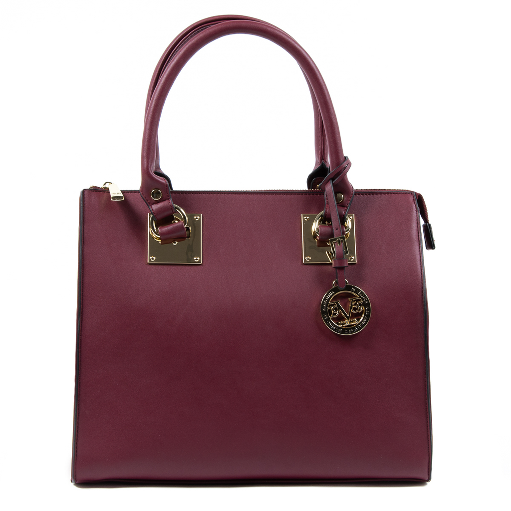 Bolso de mano para mujer V 1969 Italia Burdeos LISA