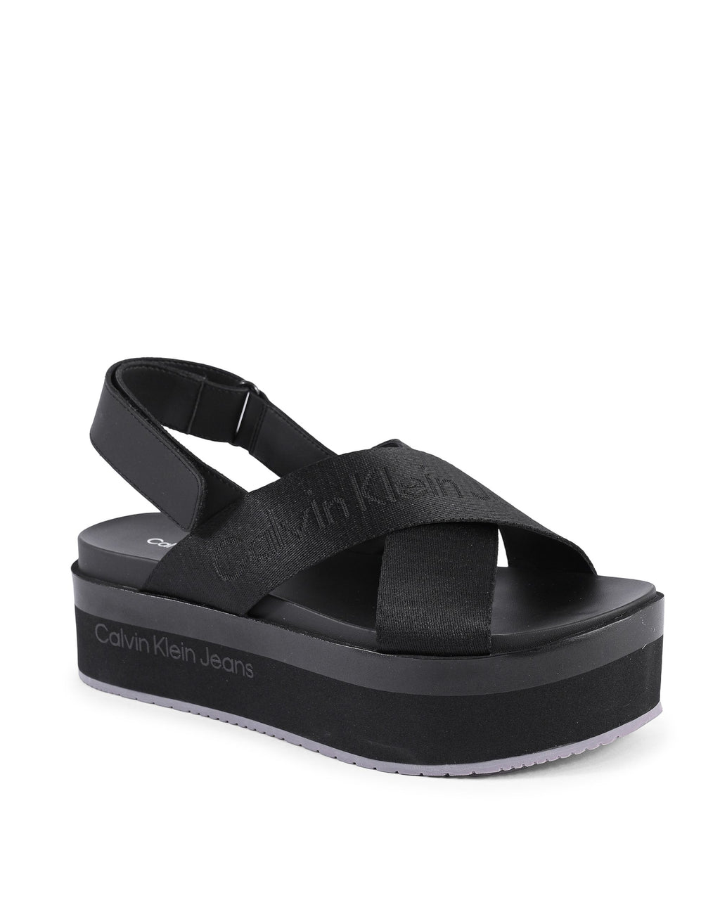 Sandalias Calvin Klein para mujer negras YW0YW013620GT