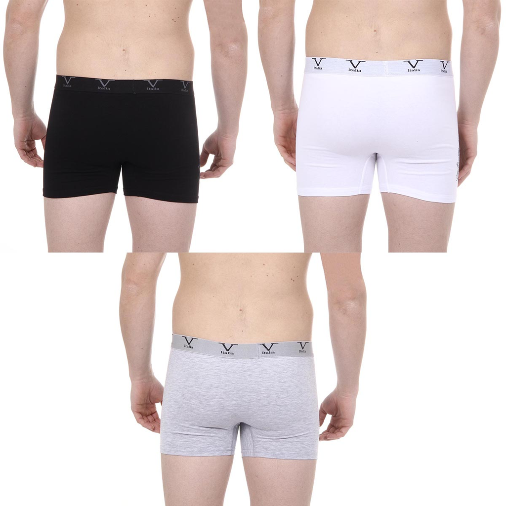 V 1969 Italia - Pack de tres calzoncillos tipo bóxer para hombre