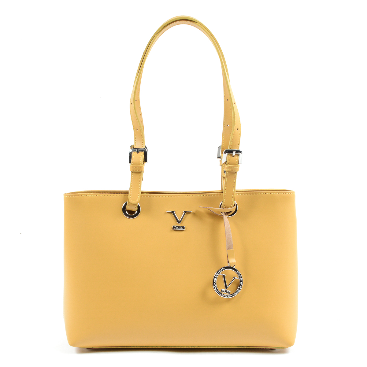 Bolso de mano para mujer V 1969 Italia amarillo GLORY
