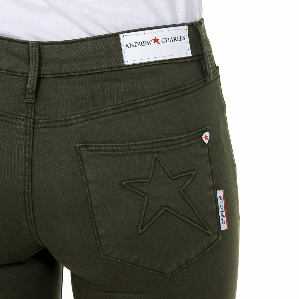 Pantalones Andrew Charles para mujer Verde CLAIRE