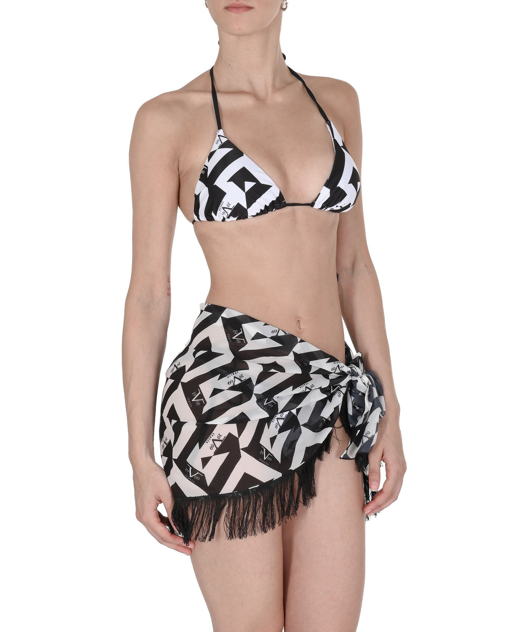 19V69 Italia Womens Swimwear Chiffon Cover VSC1WCU02 MULTICOLOR