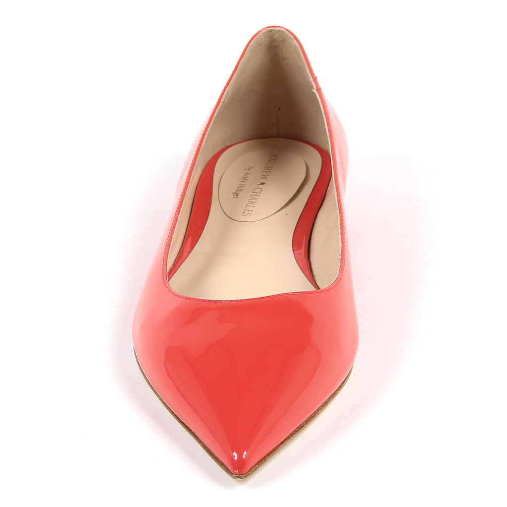 Andrew Charles By Andy Hilfiger Bailarina para mujer roja BALTIMORE