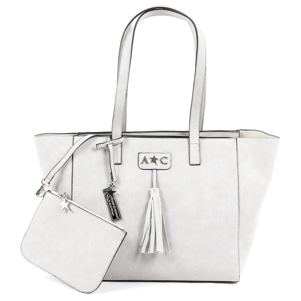 Andrew Charles Womens Handbag Grey RAIN