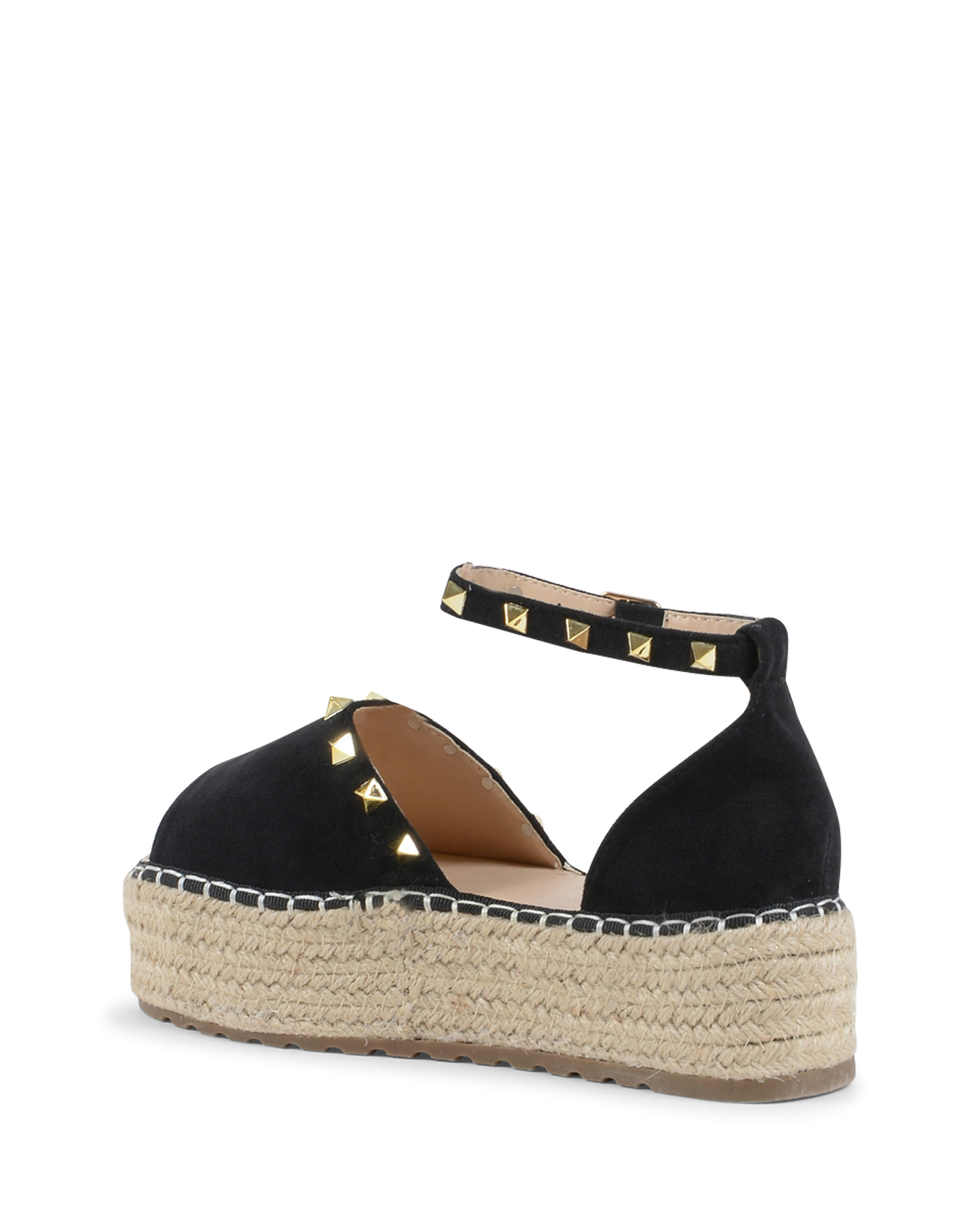 19V69 Italia - Alpargatas de plataforma para mujer, color negro, V29 BLACK