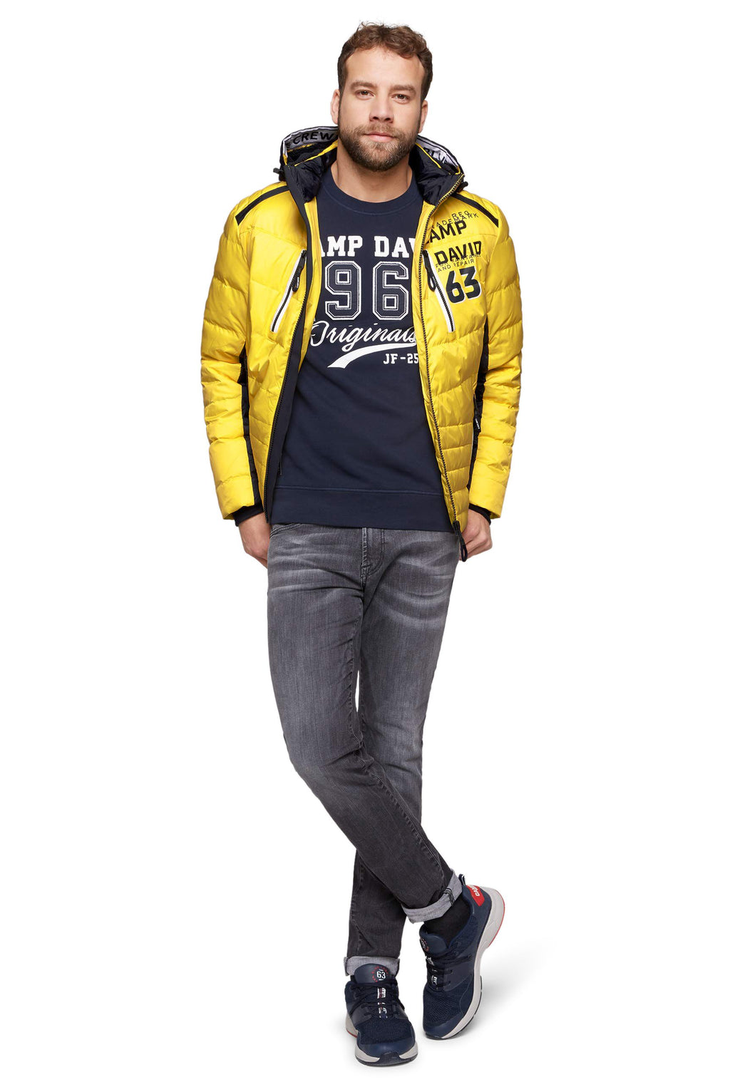 Chaqueta con capucha para hombre Camp David