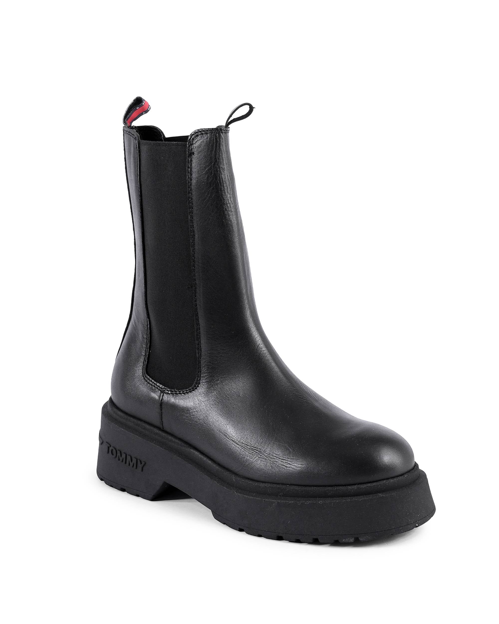 Tommy Hilfiger Womens Boots Black EN0EN020590GK