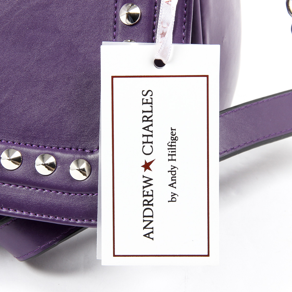 Bolso de mano para mujer Andrew Charles morado SKYLA
